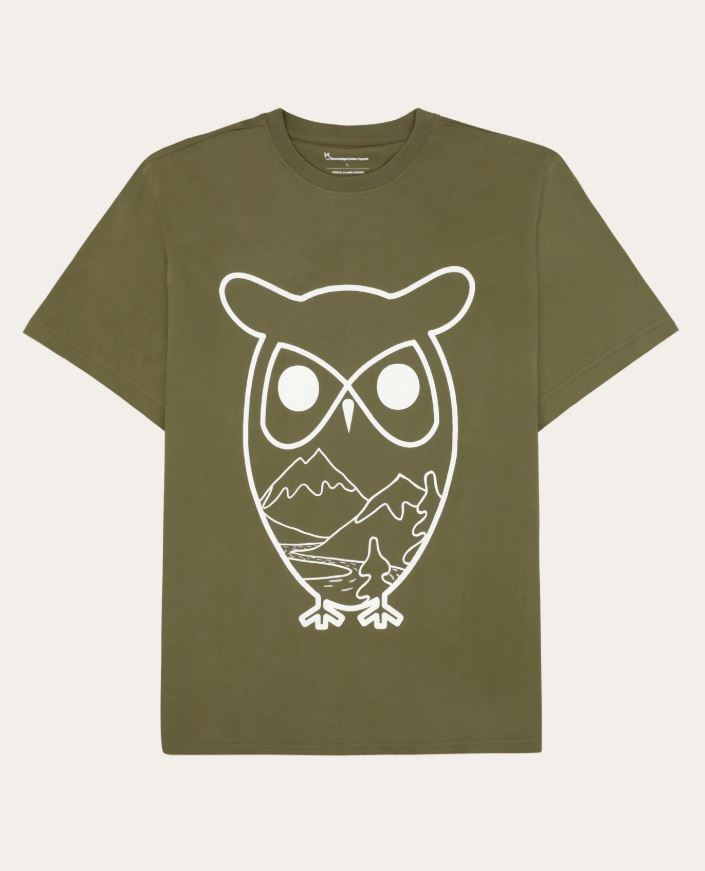 Graphic Print T-Shirt flat lay